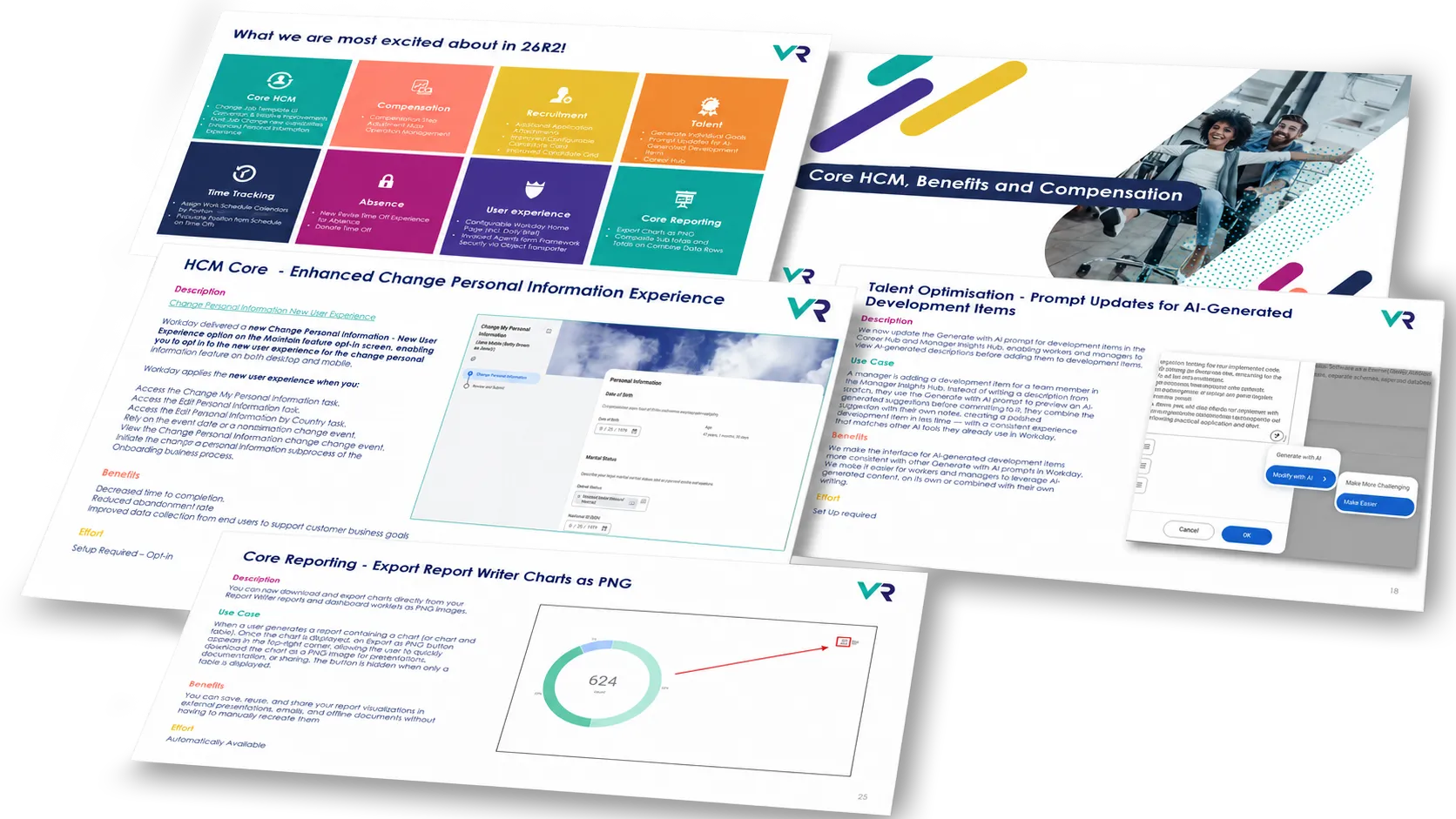 A selection of slides from the VirtualResource Workday 2026R2 Highlights deck